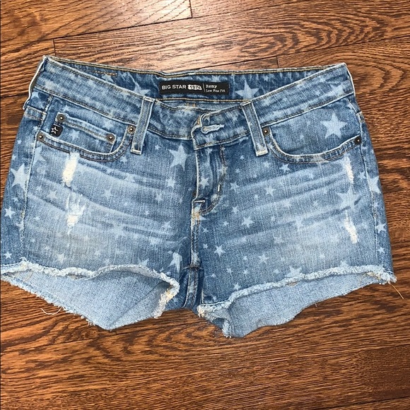 big star jean shorts